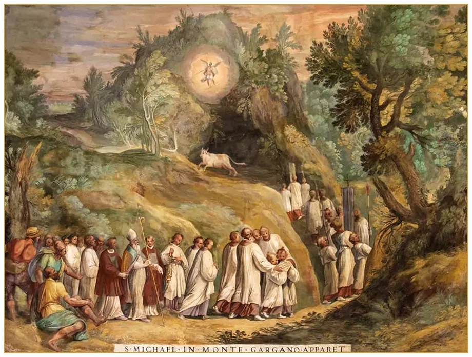 A aparição de São Miguel no Monte Gargano