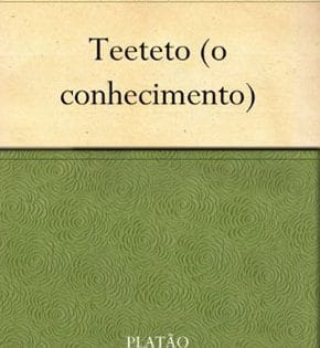 Capa de Teeteto (o Conhecimento) – Platão