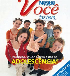 Capa de Adolescência: Nutrição, Saúde e Bem-estar – Nestlé