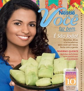 Capa de É São João – Nestlé