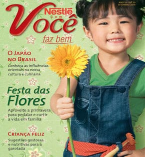 Capa de Festas das Flores – Nestlé