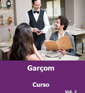 Capa de Curso: Garçom – Vol. 2 – Emprego