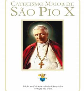 Capa de Catecismo Maior – São Pio X