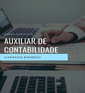 Capa de Curso: Auxiliar de Contabilidade – Airton de Araújo