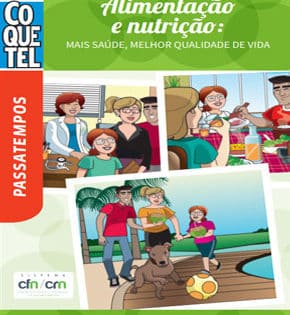 Capa de Passatempos de Nutrição – Coquetel