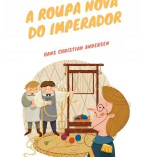 Capa de A Roupa Nova do Imperador – Hans Andersen