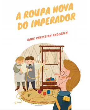 Capa do livro A Roupa Nova do Imperador – Hans Andersen