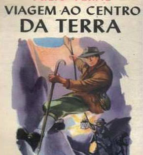 Capa de Viagem ao Centro da Terra – Júlio Verne