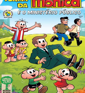 Capa de Turma da Mônica e o Ministério Público – Maurício de Souza