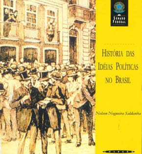 Capa de História das Ideias Políticas no Brasil – Nelson Saldanha