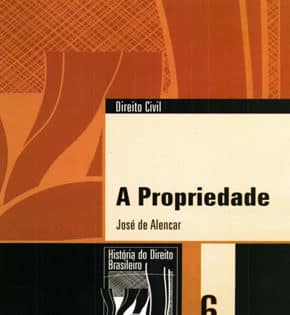 Capa de A Propriedade – José de Alencar