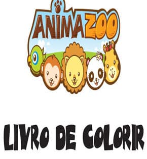 Capa de Livro de Colorir: Anima Zoo – Vários Autores