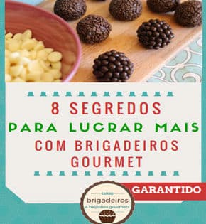 Capa de 8 Segredos para Lucrar Mais com Brigadeiros Gourmet – Edelzia Foresti
