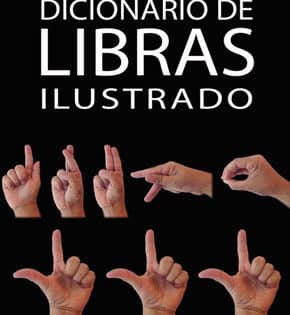 Capa de Mini Dicionário Ilustrado de LIBRAS – Luciano Abreu