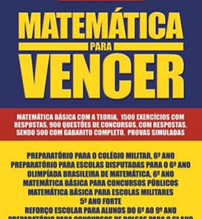 Capa de Matemática para Vencer – Laércio Vasconcelos