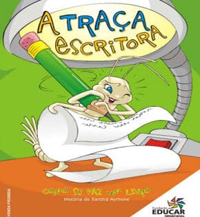 Capa de A Traça Escritora – Sandra Aymone