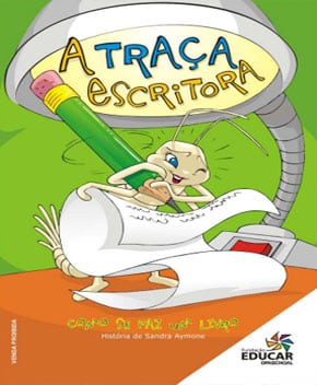 Capa do livro A Traça Escritora – Sandra Aymone