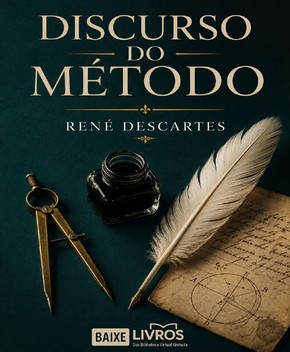 Capa do livro O Discurso do Método – René Descartes