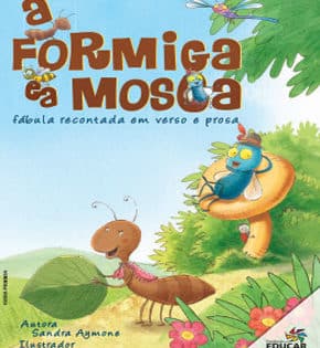 Capa de A Formiga e a Mosca – Sandra Aymone