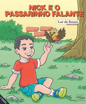Capa do livro Nick e o Passarinho Falante – Laé de Souza