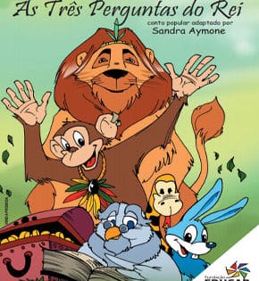 Capa de As Três Perguntas do Rei – Sandra Aymone