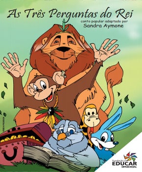 Capa do livro As Três Perguntas do Rei – Sandra Aymone