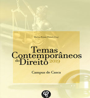 Capa de Temas Contemporâneos do Direito – Marcio Hamel