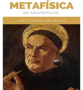 Capa de Comentário à Metafísica de Aristóteles – Santo Tomás de Aquino