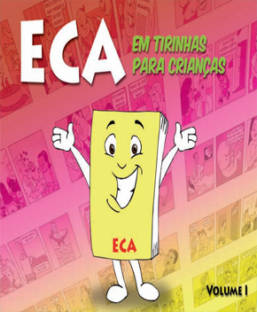 Capa do livro ECA em Tirinhas para Crianças – Vol. 1