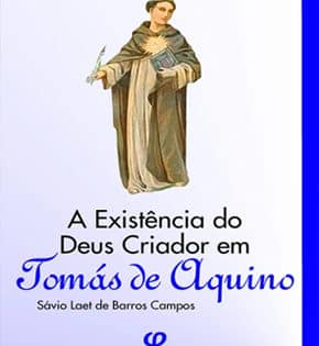 Capa de A Existência do Deus Criador – Santo Tomás de Aquino