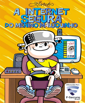 Capa do livro O Menino Maluquinho: A Internet Segura – Ziraldo