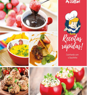 Capa de Receitas Rápidas: Cozinhando com o Gauchinho