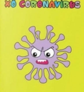 Capa de Coronavírus para Colorir