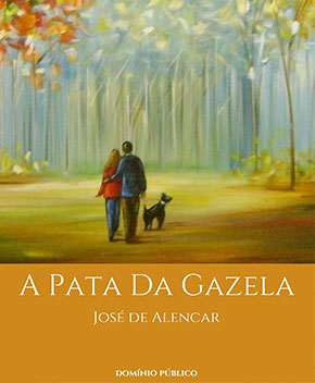 Capa do livro A Pata da Gazela – José de Alencar