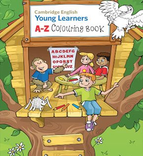 Capa de ABC em Inglês para Colorir