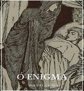 Capa de O Enigma – Irmãos Grimm