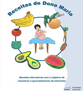 Capa de Receitas de Dona Maria – Aproveite os Alimentos
