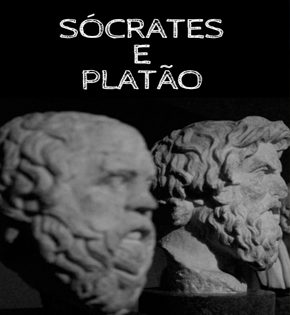 Capa de Sócrates e Platão – João Borba