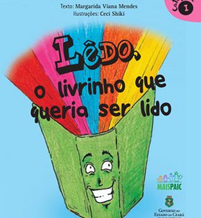 Capa de Lêdo, o Livrinho que Queria ser Lido