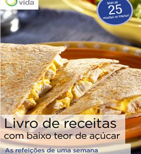 Capa de Receitas: Baixo Teor de Açúcar