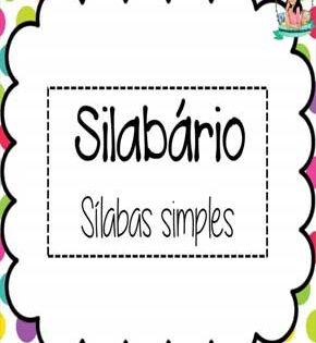 Capa de Alfabeto: Sílabas Simples – Fichas de Leitura