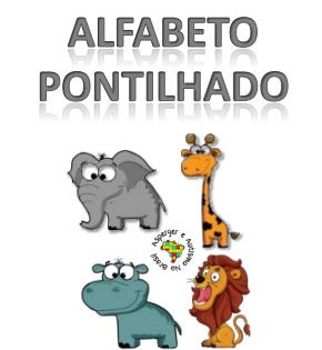 Capa de Alfabeto Pontilhado – Animais