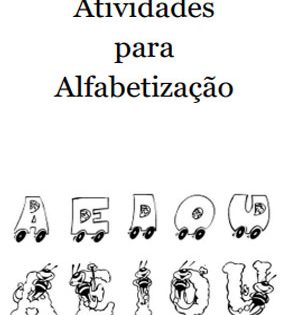 Capa de 100 Atividades para Alfabetização