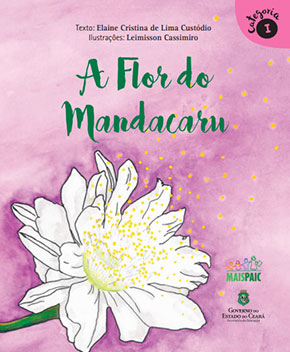 Capa do livro A Flor de Mandacaru – Elaine Custódio