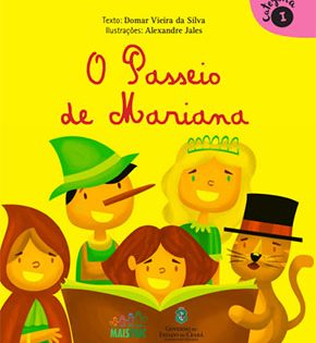 Capa de O Passeio de Mariana – Vieira da Silva