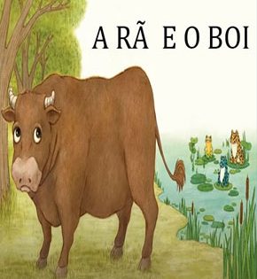 Capa de A Rã e o Boi – Esopo