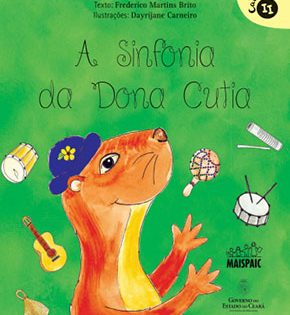 Capa de A Sinfonia da Dona Cutia – Frederico Brito