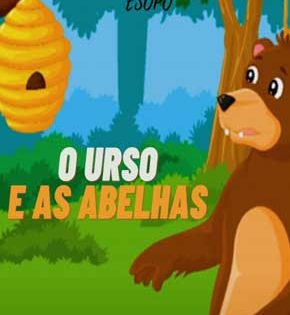 Capa de O Urso e as Abelhas – Esopo