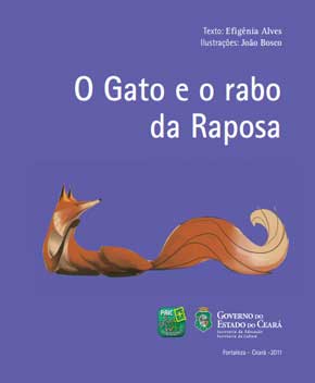 Capa do livro O Gato e o Rabo da Raposa – Efigênia Alves