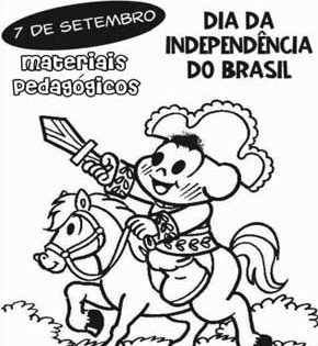 Capa de Caderno de Atividades: 7 de Setembro